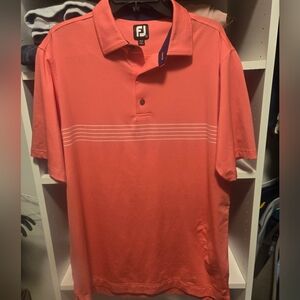 Men's Foot Joy Coral Polo Shirt